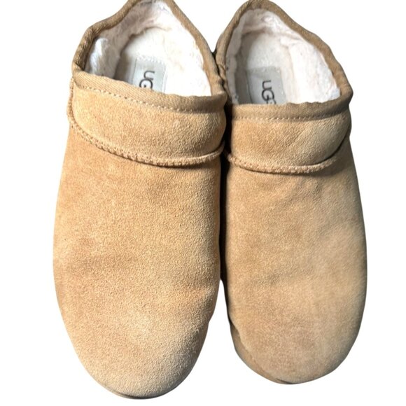 UGG‎ Women's Tasman Slippers In Chestnut Suede Size 7-8 - Picture 1 of 12
